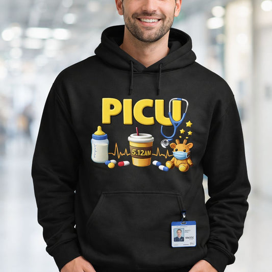 PICU Nurse Hoodie – Pediatric Intensive Care Unit | Premium Hoodie